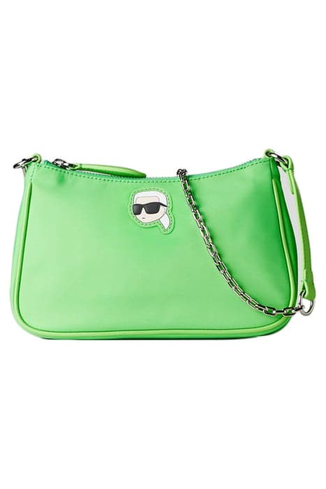 K/IKONIK 2.0 NYLON SM ZIP SB ABSINTHE GREEN by KARL LAGERFELD