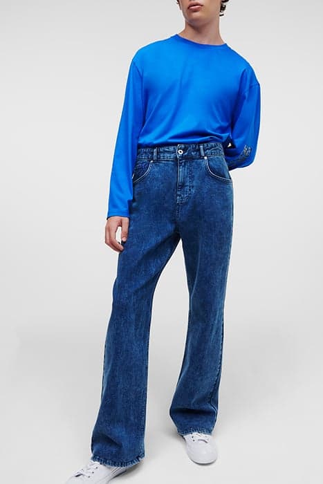 KLJ RELAXED DENIM VISUAL MID BLUE by KARL LAGERFELD