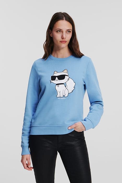 IKONIK 2.0 CHOUPETTE SWEAT BLUE BONNET by KARL LAGERFELD