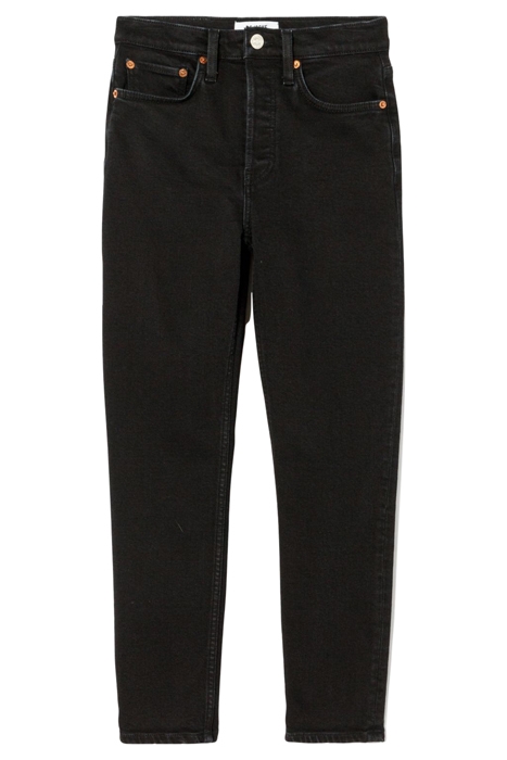 90S HIGH RISE ANKLE CROP NOIR 1