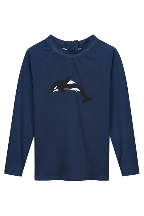 BOYS LONGSLEEVE RASHTEE ORCA ROYAL BLUE 1
