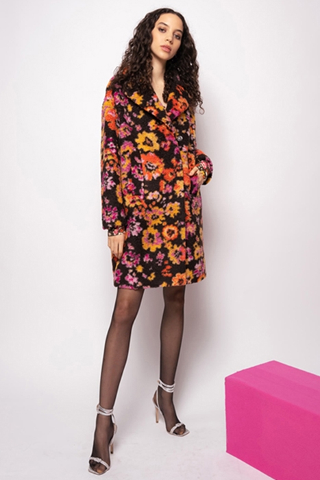 INNING 2 CAPPOTTO ORSETTO JACQ BROWN/ORANGE MULTI-COLOUR 3