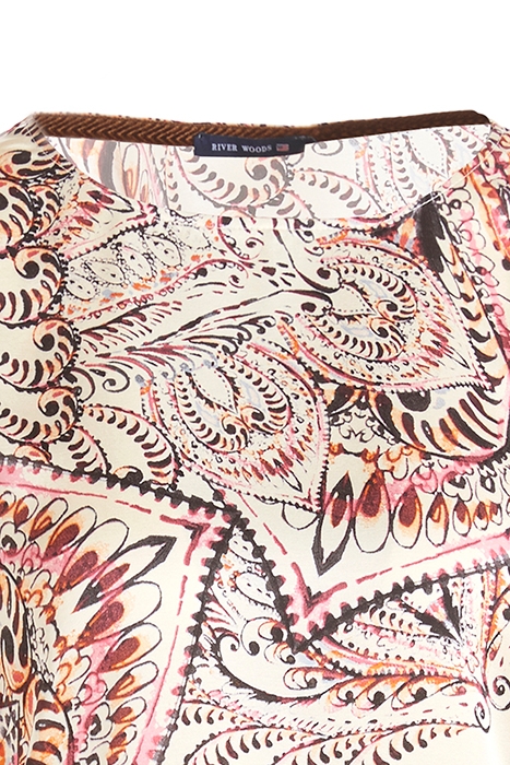 LOOSE ROUNDNECK SHIRT LS MULTI 2