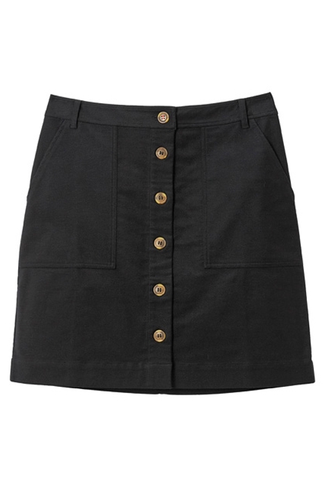 CANTERBURY TWILL SKIRT PURE BLK 1