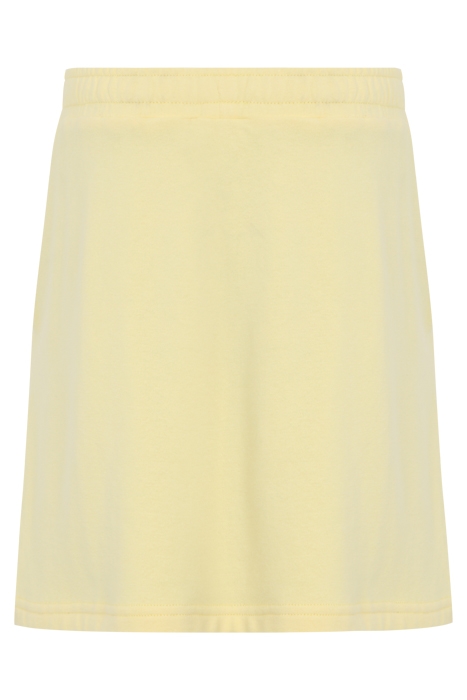 TAGMERSHEIM TOWELLING KNIT TRACK SKIRT PALE BANANA 2