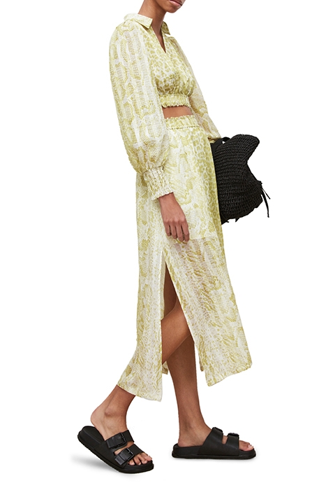 CLARA NOCHE SKIRT LIME GREEN 4