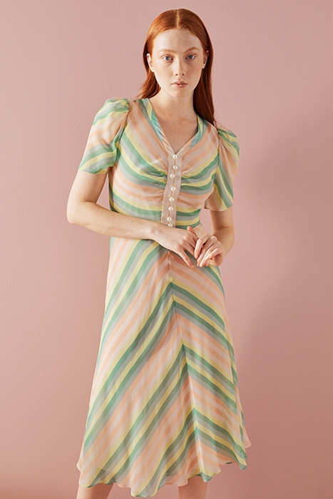 HOLZER MIDI DRESS MULTICOLOR 1