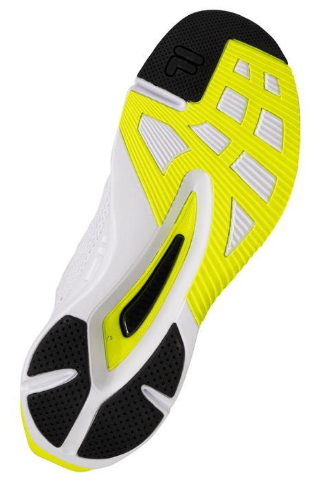 SHOCKET RUN WHITE-SAFETY YELLOW 5