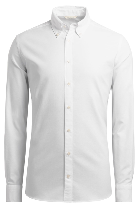 WHITE WASHED OXFORD SLIM FIT SHIRT 8