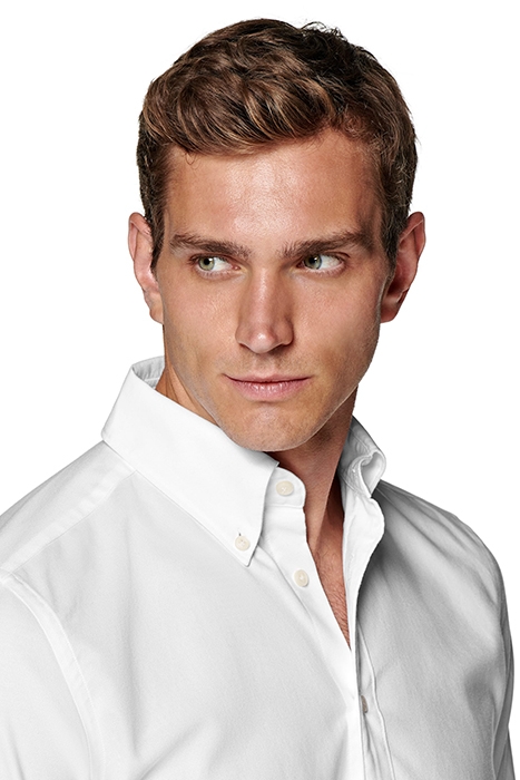 WHITE WASHED OXFORD SLIM FIT SHIRT 5