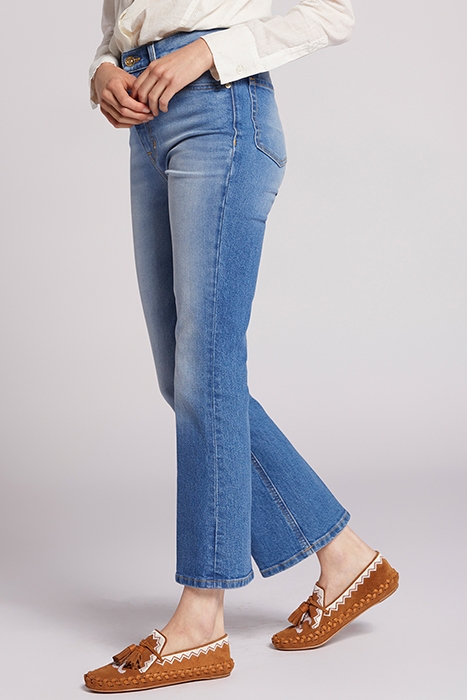 THE BOULEVARD MID RISE CROP BOOTCUT MISTY 5