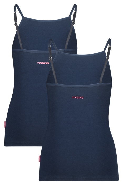 SINGLET (2-PACK) DARK BLUE 2