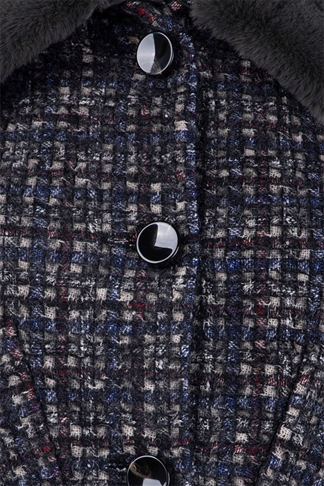 JACKE IN TWEED-OPTIK MULTI 3