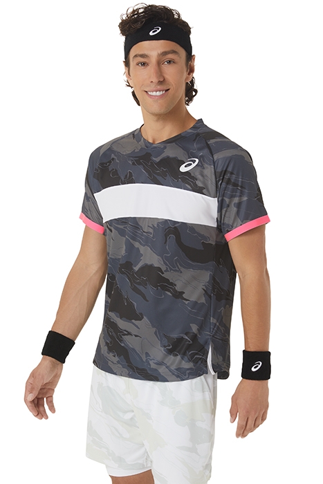 MEN MATCH GRAPHIC SS TOP CARRIER GREY 4