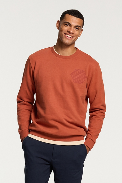 HAMMAM TILE SWEATER SIENA BROWN 1