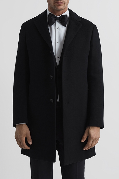 GABLE SINGLE BREASTED COAT BLACK 1