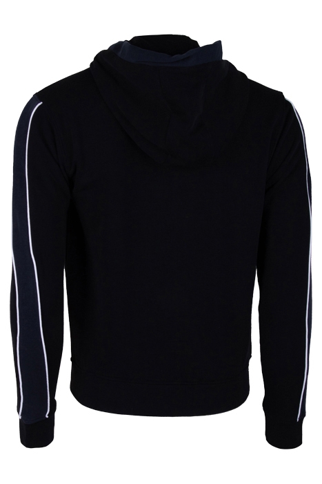 MAN HOODIE FULL ZIP BLACK 2