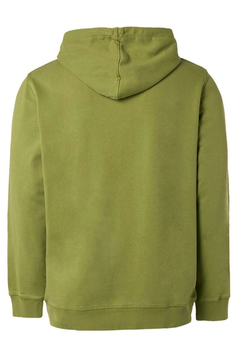 SWEATER HOODED STONE WASHED LIGHT GREEN 5
