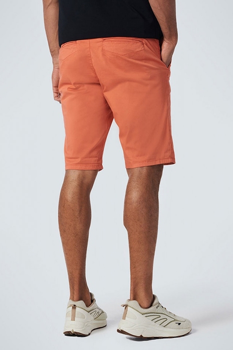 SHORT CHINO GARMENT DYED TWILL STRETCH PAPAYA 2