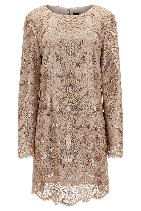 SHIMMY LACE DRESS WHITE GOLD MULTI 7