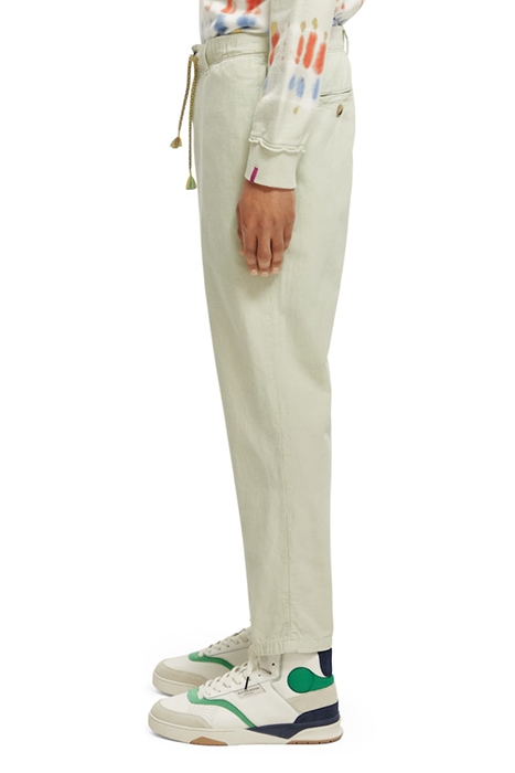 THE DRIFT- GARMENT-DYED COTTON LINEN JOGGER MINT 5