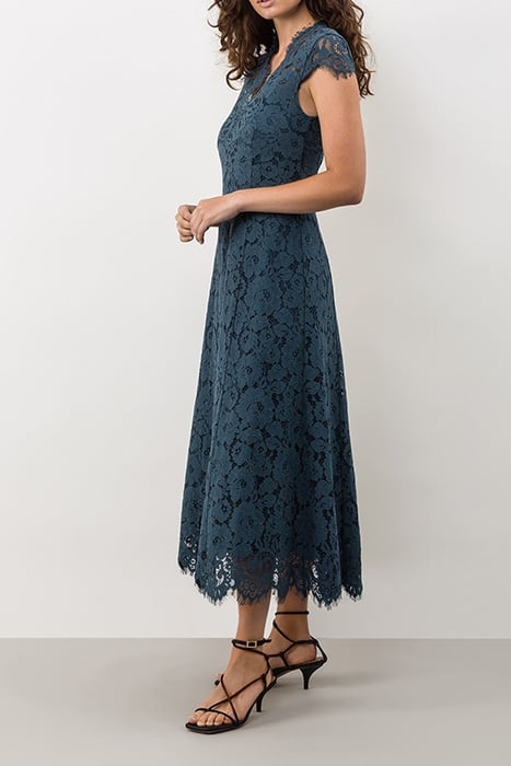 LACE DRESS MIDI STORM BLUE 4
