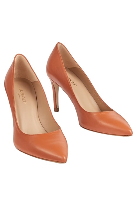 FLORET COURT HEEL BURNT ORANGE 3