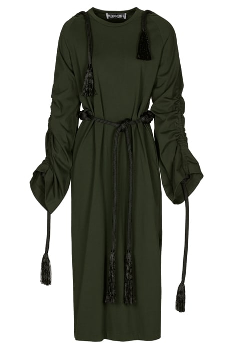 WANDER DRESS BLACK GREEN 3