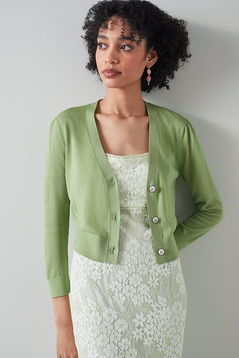 AURELIA CARDIGAN GREEN 1