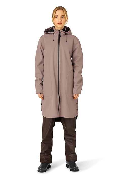 RAIN128 SOFT SHELL COAT OLD LAVENDER 2