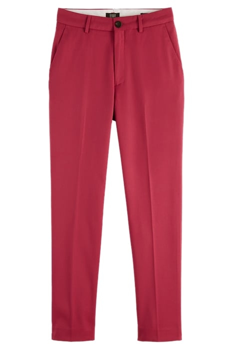 LOWRY - MID-RISE SLIM TROUSERS CHERRY PIE 1