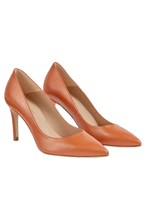 FLORET COURT HEEL BURNT ORANGE 2