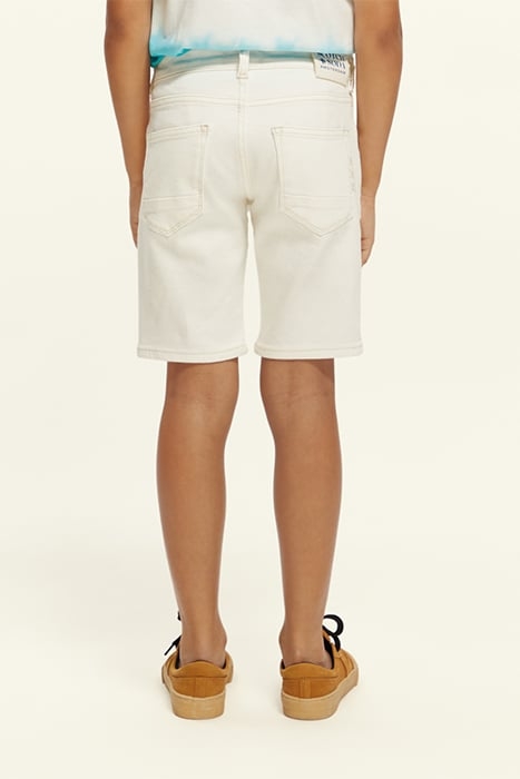 STRUMMER SLIM FIT SHORT — GARMENT DYED COLOURS OFF WHITE 3