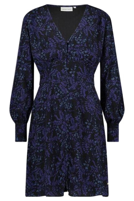 LYNN SHORT INE DRESS BLACK/BLUE MAGIC 1