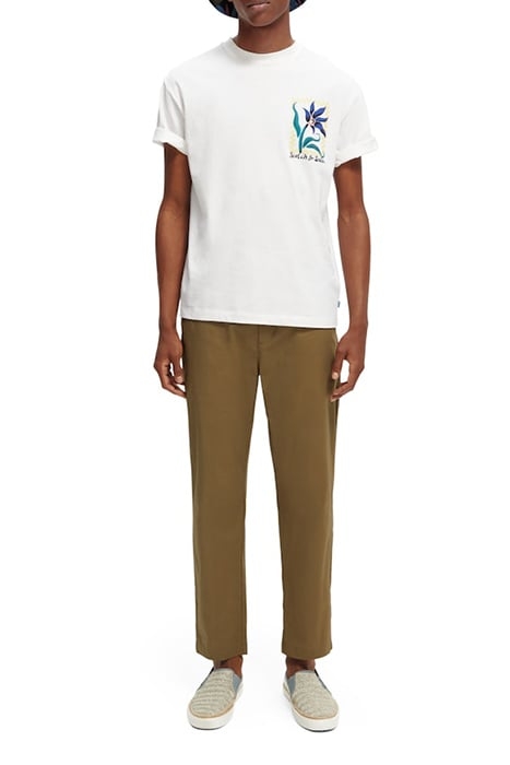 FLOWER ARTWORK RELAXED-FIT T-SHIRT WHITE 3