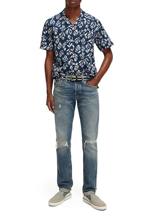 ALLOVER PRINTED SHORT-SLEEVED CAMP SHIRT COMBO D 4