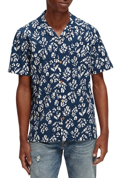 ALLOVER PRINTED SHORT-SLEEVED CAMP SHIRT COMBO D 2