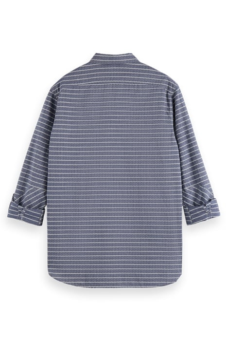YARN DYED STRIPE SHIRT NIGHT STRIPE 5