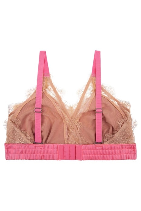 LOVE LACE BRA LARGER BUST PINK 4