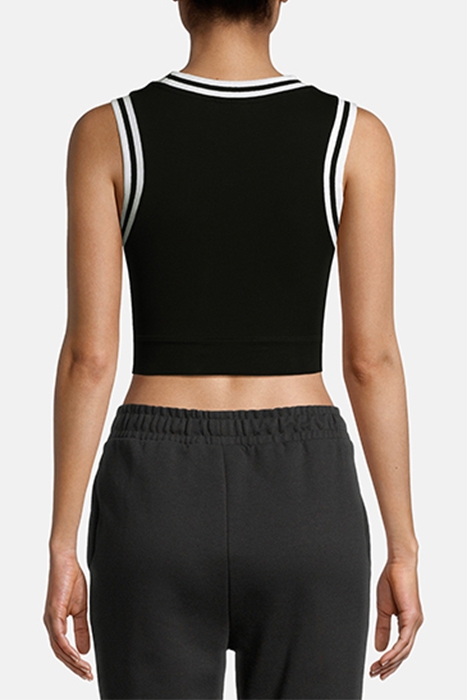 LEKKI GRAPHIC BRA TOP BLACK 2