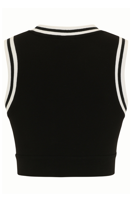 LEKKI GRAPHIC BRA TOP BLACK 5