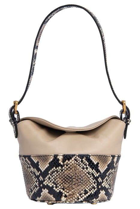 MINI JAMIE SNAKE-PRINT LEATHER 1