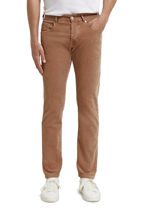 REGULAR SLIM RALSTON CORDUROY JEANS IN ORGANIC COTTON CAMEL 1