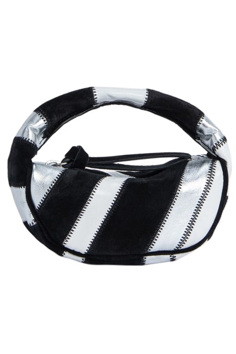 MICRO CUSH BLACK PATCHWORK LEATHER 1