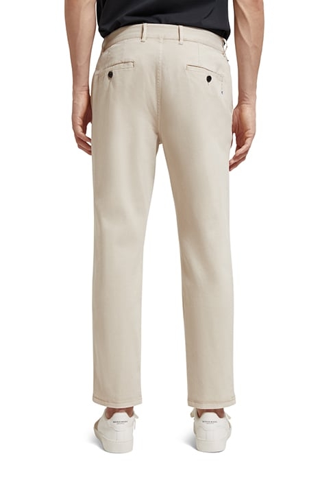 DRIFT GARMENT-DYED STRETCH TWILL CHINO OFF WHITE 2