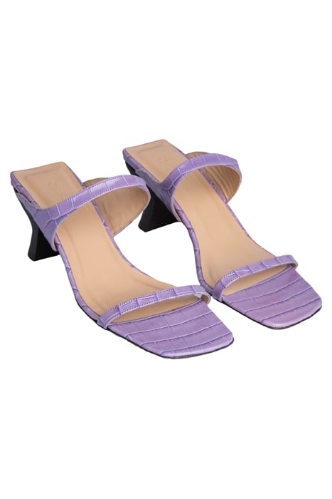 PAOLA LILAC CROCO EMBOSSED LEATHER 2
