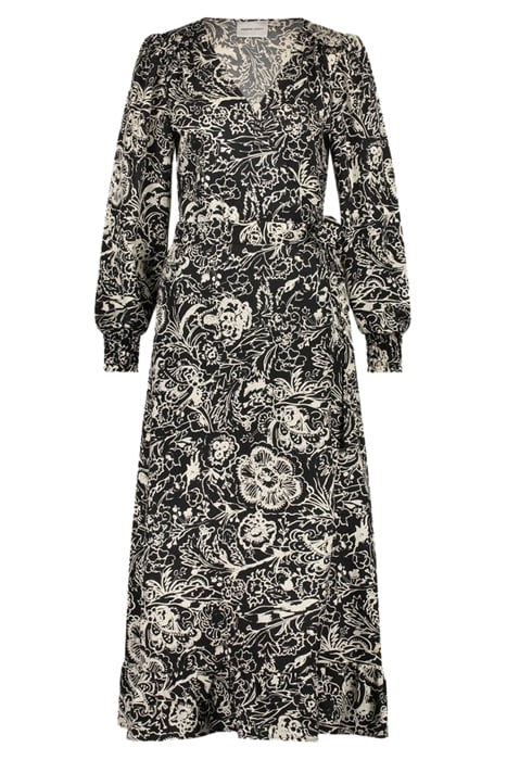 NATALIA DRESS BLACK/WARM WHITE 3