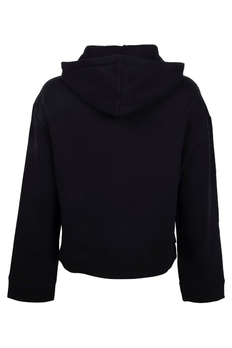 CURE CROPPED HOODIE BLACK 2