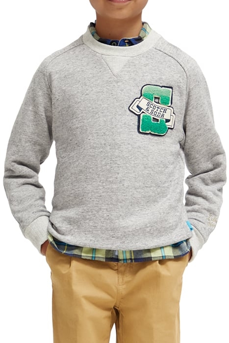 RELAXED-FIT ARTWORK SWEATSHIRT GREY MELANGE 1