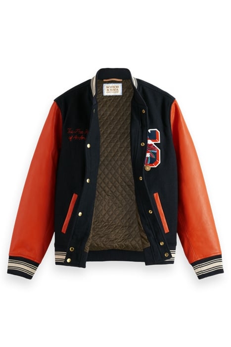 LEATHER COLLEGE BOMBER NIGHT 5